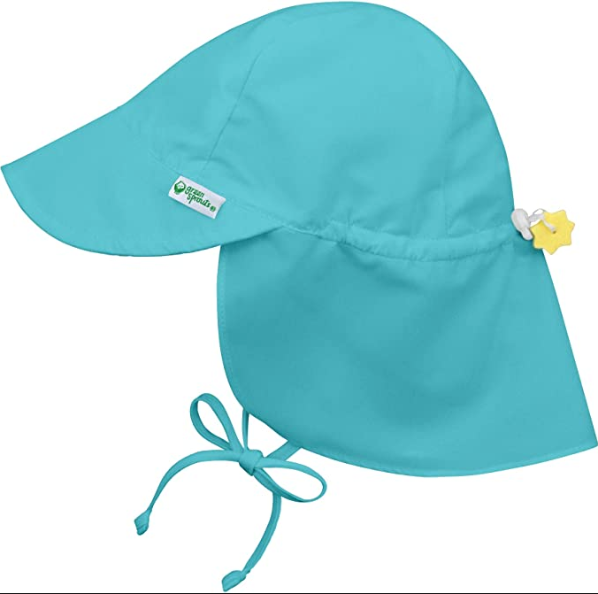 iPlay Flap Sun Hat Teal RG Natural Babies and Toys