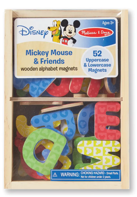 Melissa Doug Mickey Mouse wooden alphabet magnets