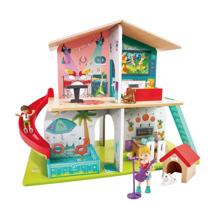 Hape Rock and Slide House-Sound Effects – RG Natural Babies and Toys