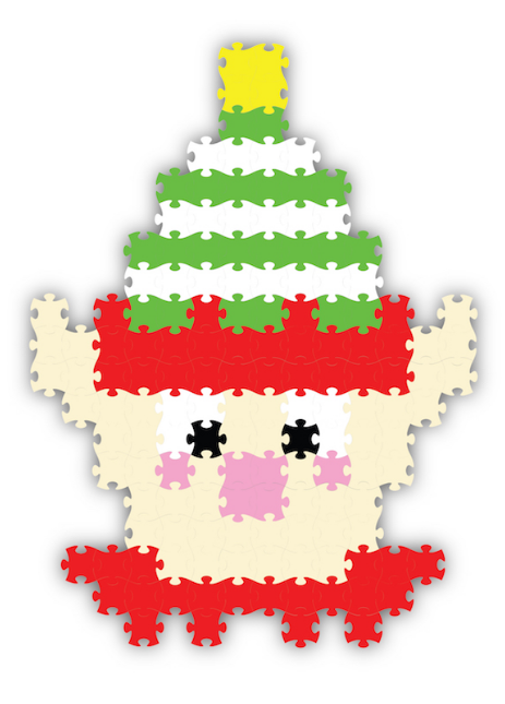 ジョリーピックルス「SMILE AND GROW FAT」JOLLYPICKLE Fat Brain Holly Jolly Jixelz – RG Natural Babies and Toys