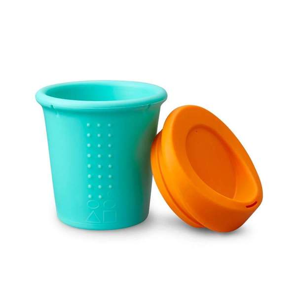 Silikids Silicone Straw Cup - 12oz - Blue