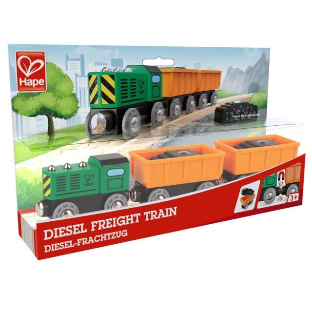 Hape Diesel Freight Train – RG Natural Babies and Toys