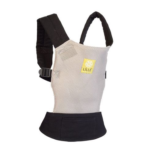 LilleBaby Doll Carrier - Silver/Black