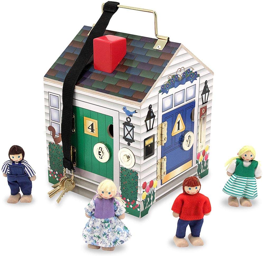 Melissa Doug Doorbell House RG Natural Babies and Toys
