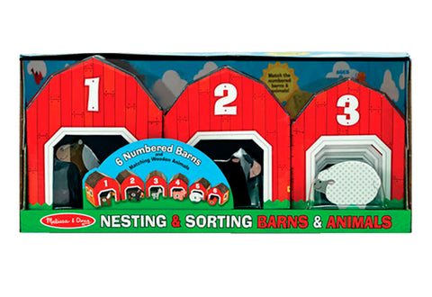 Melissa & Doug - Nesting & Sorting Barns & Animals