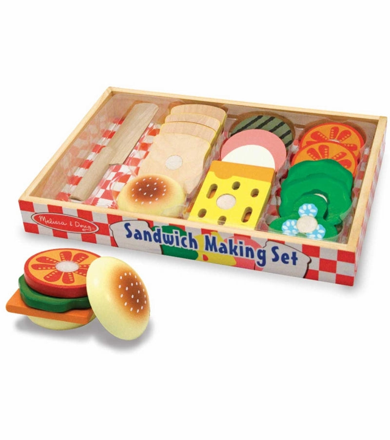 Virus Engager Grundig Melissa & Doug - Sandwich Maker Play Set – RG Natural Babies and Toys