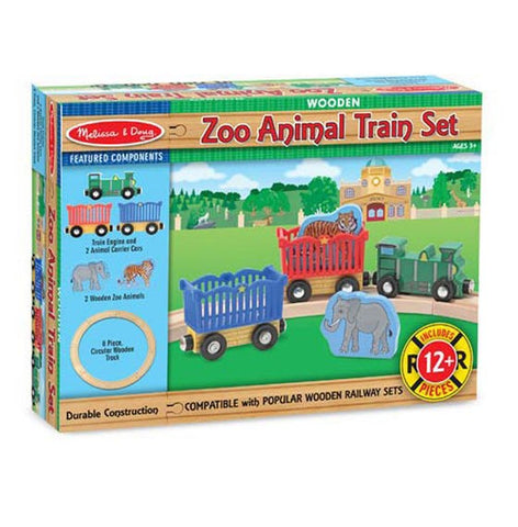 Melissa & Doug - Zoo Animal Train Set