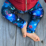 Bumblito Leggings- Ocean Blooms