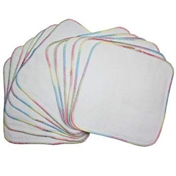 OsoCozy Terry/Flannel Wipes 12 pack-100% Cotton