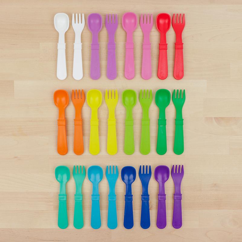 Green Sprouts Learning Spoon Set Aqua