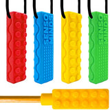 Senso Minds - Sensory Chew Necklace 5pk - Brick