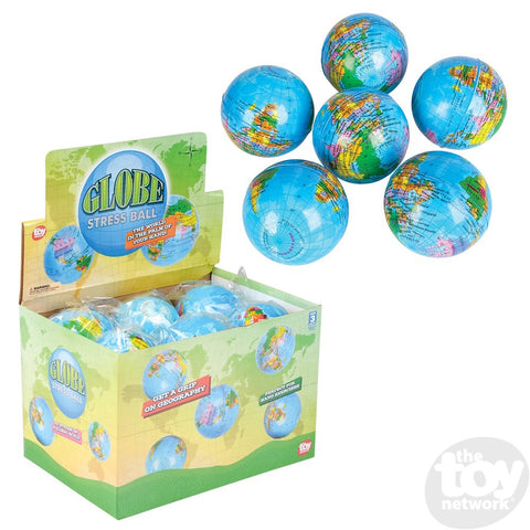Toy Network 3" Globe Stress Ball