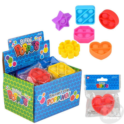 Toy Network Bubble Poppers - 2” Mini Poppers