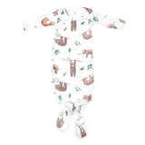 Newborn Knotted Gown - Noah