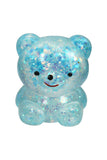 Smiling Bear Glittery Maltose Putty Filled TPR Squishy Toy: ASSORTED