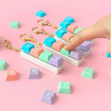 MBTI Keycap DIY Keychain – Customizable Keyboard Charm (Blind Box)
