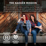Badger Belly Butter, Organic Stretch Mark Cream: 2 oz Tin