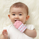 *NEW OPTIONS* Itzy Mitt™ Silicone Teething Mitts: Highland Cow