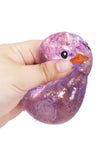 Rubber Duck Glitter Maltose Putty Filled Squishy