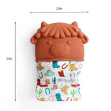 *NEW OPTIONS* Itzy Mitt™ Silicone Teething Mitts: Highland Cow