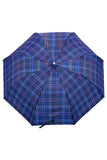 Plaid Auto Open Bi-Fold Compact Umbrella