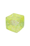 Iridescent Flake Glitter Cube Maltose Putty Filled Squishy