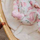 Zip-Up Footie Pajama - Grace: 3-6 Months