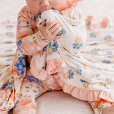 Bamboo Ruffled Three-Layer Quilt - Penelope