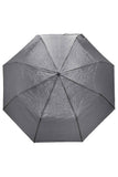 Solid 8-panel 3-fold Manual Compact Umbrella: ASSORTED / ONE SIZE