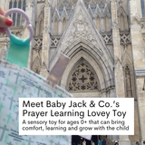 Prayer Church Baptism Baby Tag Keepsake Square 8"x8"