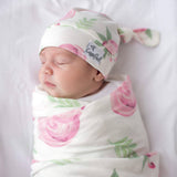 Copper Pearl Knit Swaddle Blanket - Grace