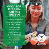 Badger Bug Spray, Mosquito Repellent, Organic & Deet-Free: 4 fl oz Aluminum Bottle