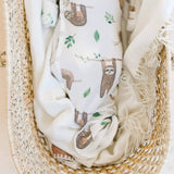 Newborn Knotted Gown - Noah