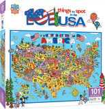 101 Things to Spot in the USA 100 Piece Kids Puzzle