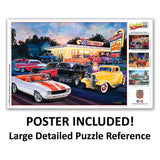 Cruisin' Route 66 - Dogs & Burgers 1000 Piece Puzzle