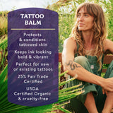 Badger Tattoo Balm, Organic Tattoo Aftercare: 2 oz Tin