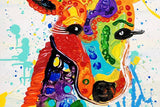 Micro Puzzles Rainbow Giraffe