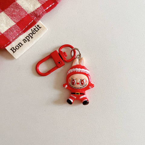 Labubu Inspired Santa Christmas Ornaments