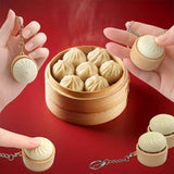 Original Dumpling Clicker Keyring – Mini Stress Relief Figet
