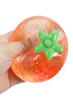 Persimmon Fruit Glittery Maltose Putty Squishy Toy: ASSORTED / ONE SIZE