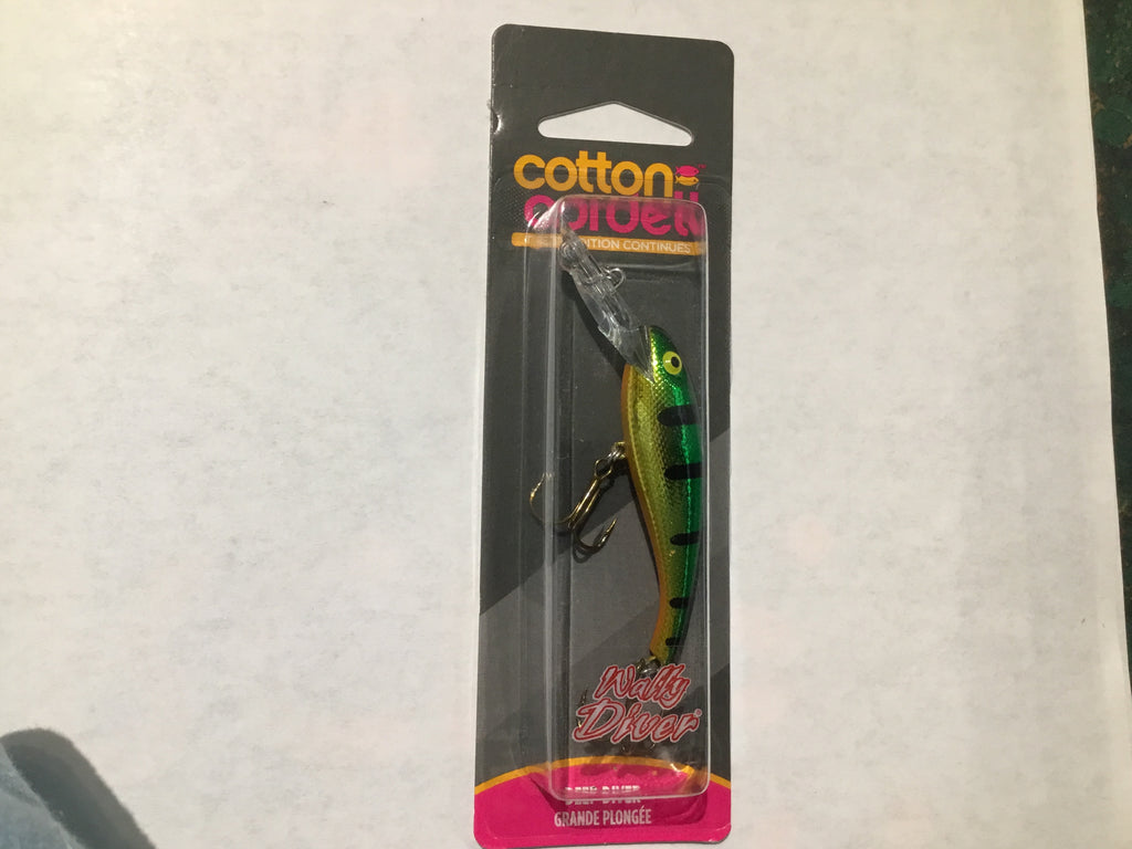 cordell wally diver fishing lure Cotton Cordell Wally Diver Gold Perch – RG Natural Babies and Toys