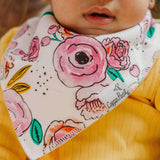 Copper Pearl 4 Pack Baby Bandana Bibs - Bloom