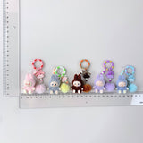 Labubu Inspired Hot-Selling Cute Keychain for Girls,Car Key Accessory: Purple