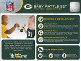 Green Bay Packers - Baby Rattles 2-Pack