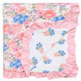 Bamboo Ruffled Three-Layer Quilt - Penelope