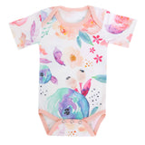 Short Sleeve Bodysuit - Bloom: Newborn