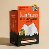 Bug Repellent Wipes | Lemon Eucalyptus Oil | 15 Pack
