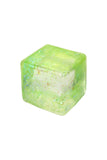 Fine Iridescent Glitter Cube Maltose Putty Filled Squishy: ASSORTED / ONE SIZE