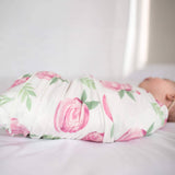 Copper Pearl Knit Swaddle Blanket - Grace