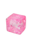 Fine Iridescent Glitter Cube Maltose Putty Filled Squishy: ASSORTED / ONE SIZE